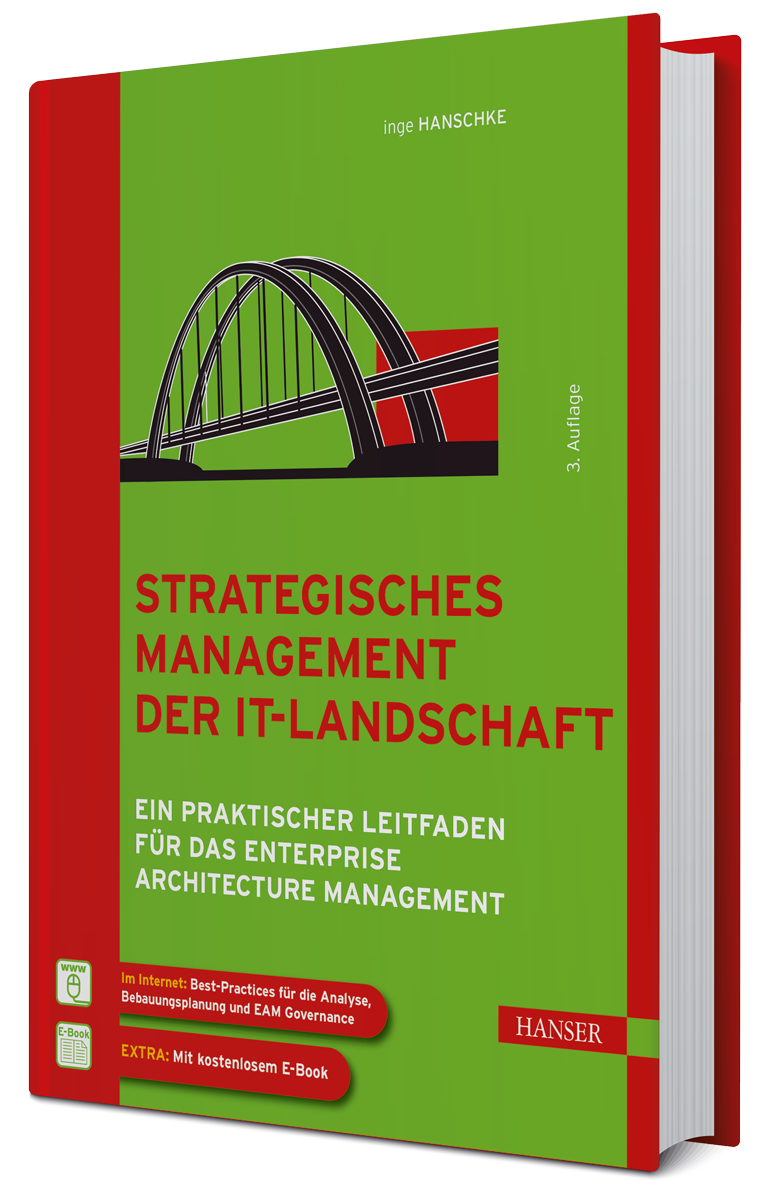 Inge Hanschke "Strategisches Management der IT-Landschaft" 3., aktualisierte und erweiterte Auflage, 05/2013 646 Seiten, fester Einband © 2013 Carl Hanser Verlag GmbH & Co. KG