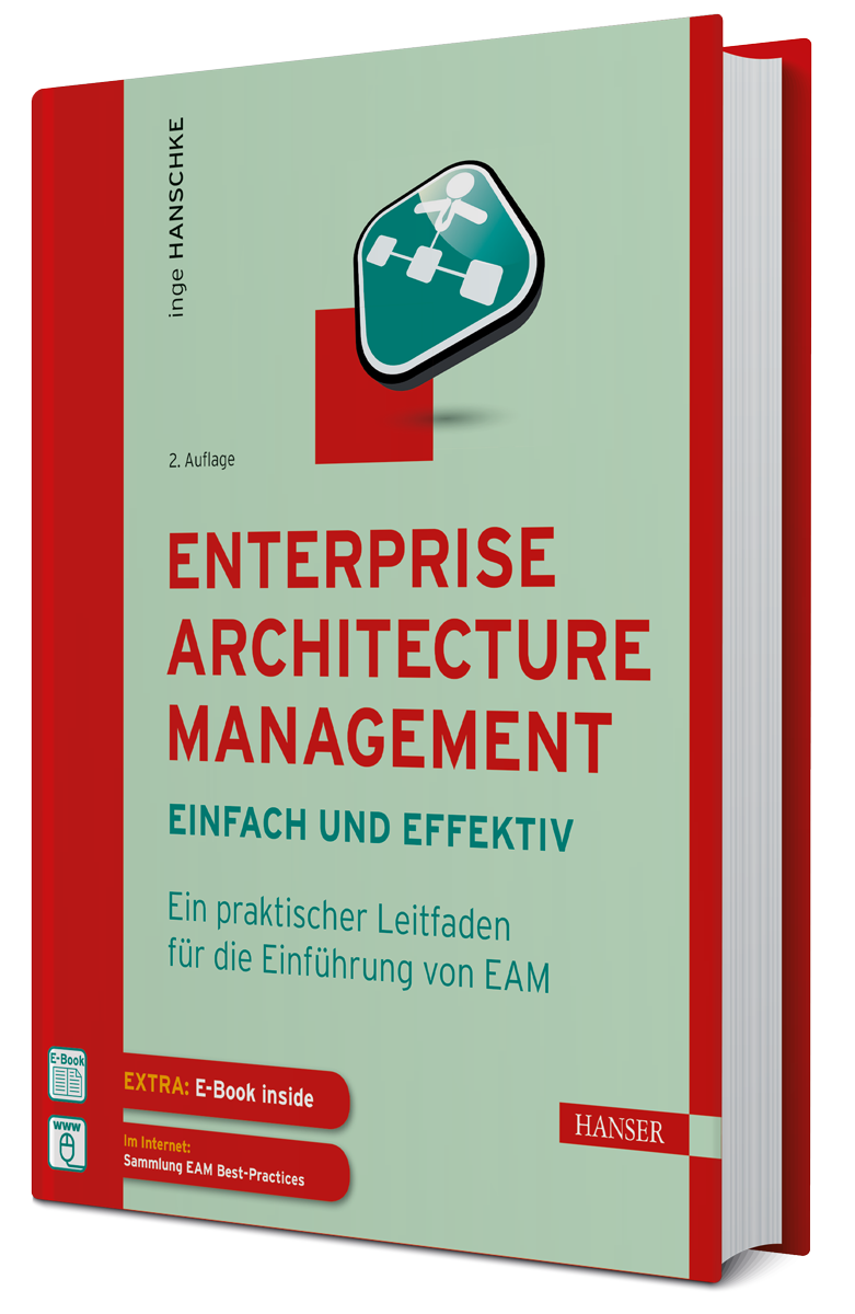 Inge Hanschke "Enterprise Architecture Management – einfach und effektiv" 2., überarbeitete Auflage, 08/2016 544 Seiten, fester Einband © 2016 Carl Hanser Verlag GmbH & Co. KG
